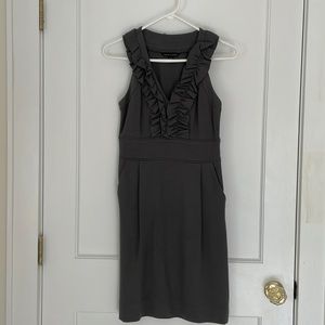 Banana Republic Grey Sleeveless Dress, 0P